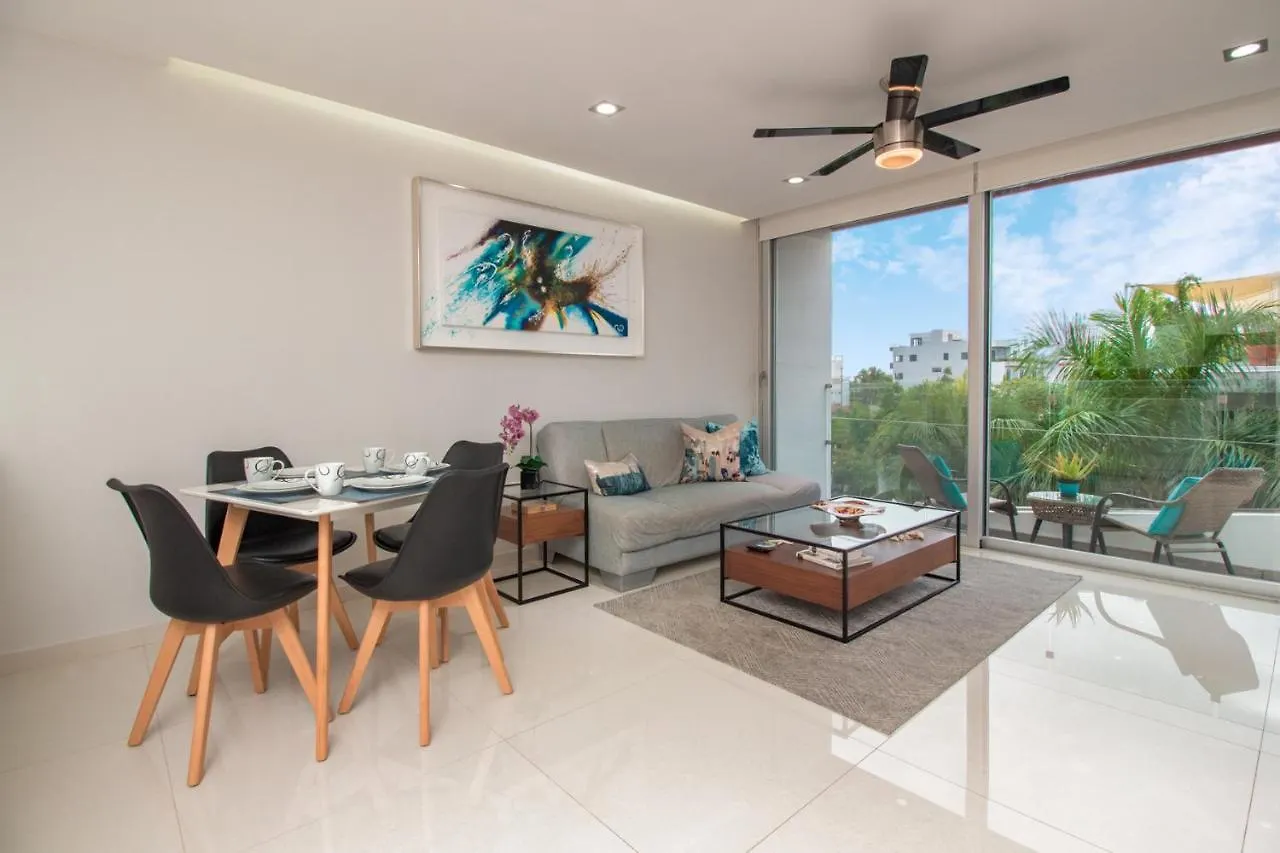 Moderno Departamento Cerca De La Playa Y La 5 Ave Apartman Playa del Carmen