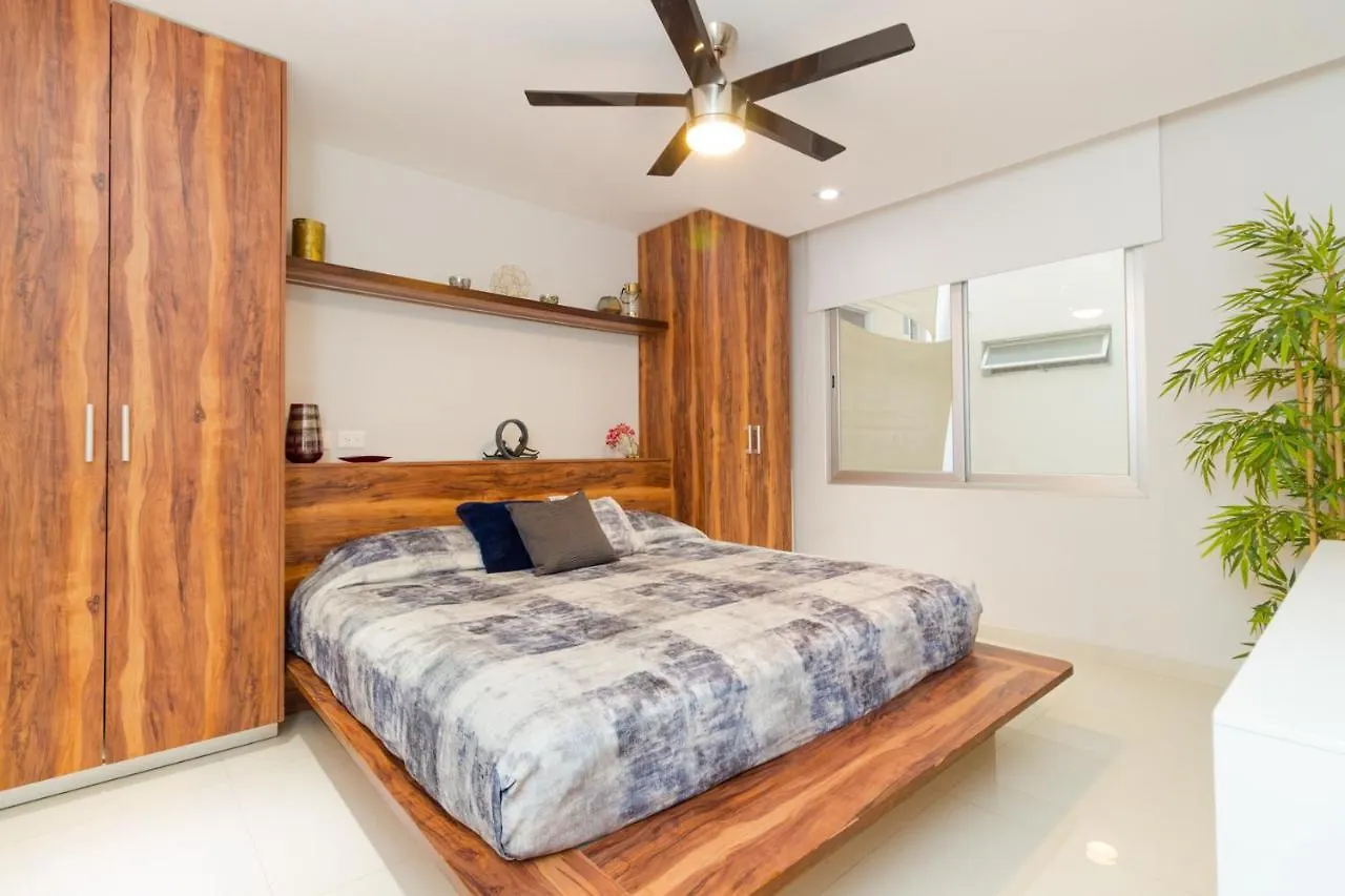 Moderno Departamento Cerca De La Playa Y La 5 Ave Apartman Playa del Carmen Mexikó