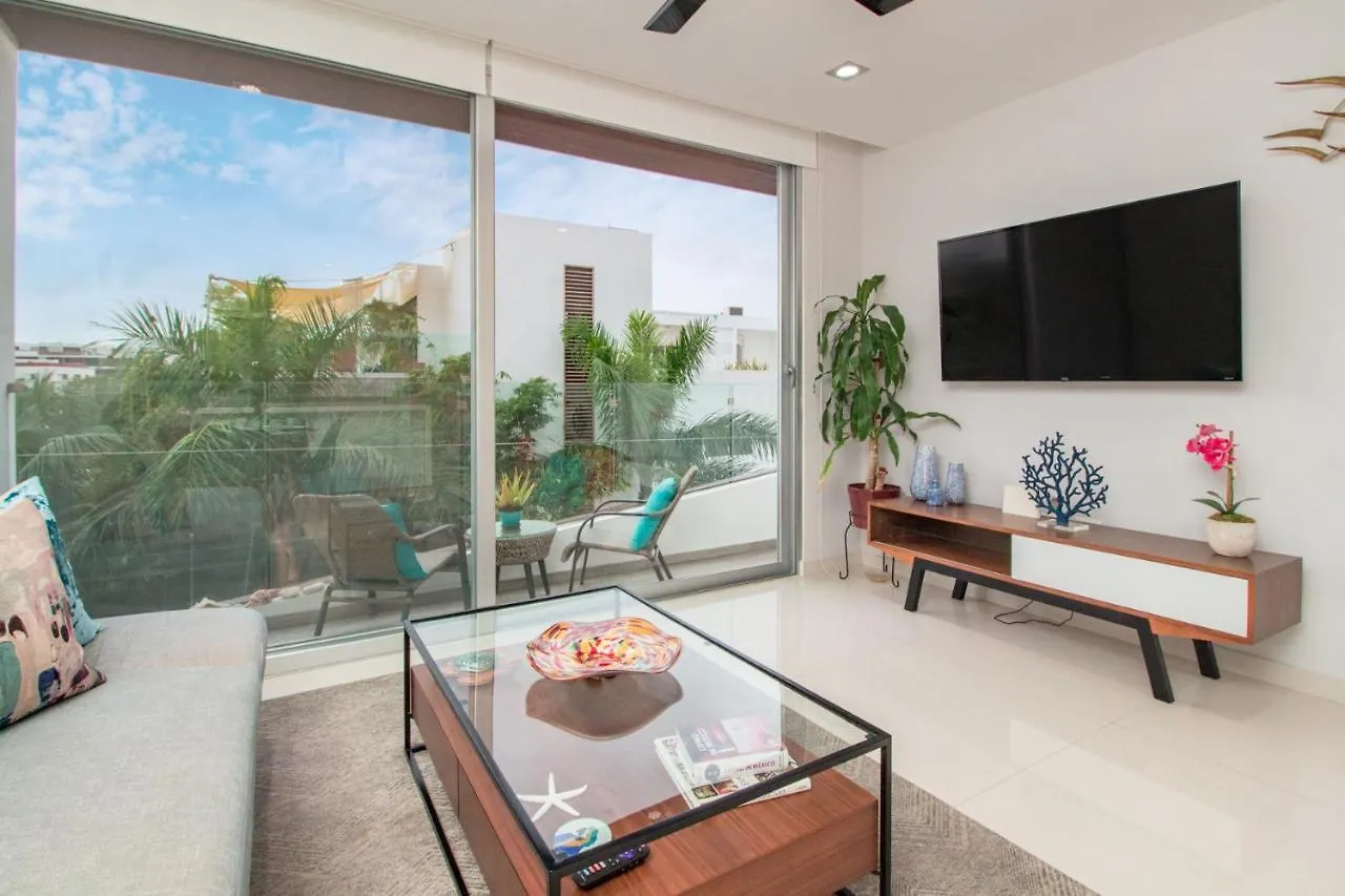 Moderno Departamento Cerca De La Playa Y La 5 Ave Apartman Playa del Carmen Mexikó
